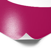 Moderne Schattigee liefde Pun enkele Bunny Magenta Foto Afdruk (Hoek)