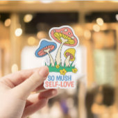 Moderne Schattigee paddenstoel zo veel zelfliefde Sticker