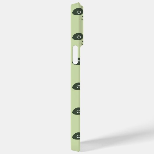 Moderne Schattigee Panda Face lichtgroen Case-Mate iPhone Case (Achterkant / Rechts)