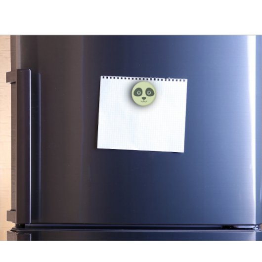 Moderne Schattigee Panda Face lichtgroen Magneet