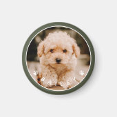 Moderne Schattigee poten familie huisdier foto Magneet (Voorkant)