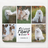 Moderne Schattigee poten ooit Schattige Pet Dog Ph Muismat (Voorkant)