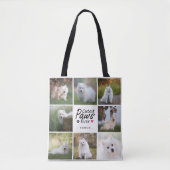 Moderne Schattigee poten ooit Schattige Pet Dog Ph Tote Bag (Voorkant)
