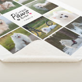 Moderne Schattigee poten ooit speelse hondenfotoco Sherpa Deken (3/4)