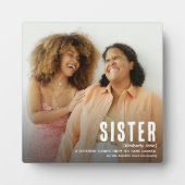 Moderne Schattigee SISTER-definitiefoto Fotoplaat (Voorkant)