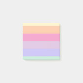 Moderne Schattigee Sjabloon Custom Gestreepte Rege Post-it® Notes (Voorkant)