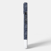 Moderne Schattigee Sneeuwman Custom Merry Christma Case-Mate iPhone Case (Achterkant / Links)