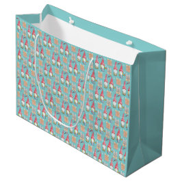 Moderne Schattigee turquoise gnoom in liefde Groot Cadeauzakje