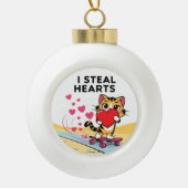 Moderne Schattigee Valentijn Ornamenten (Voorkant)