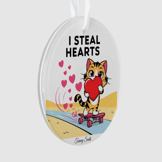 Moderne Schattigee Valentijn Ornamenten (voorkant)