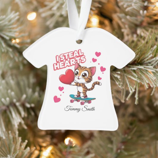 Moderne Schattigee Valentijn Ornamenten voor Vrien (Boom)