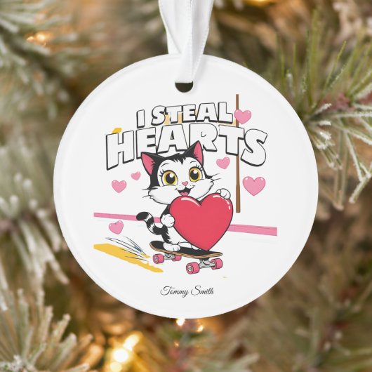 Moderne Schattigee Valentijn Ornamenten voor Vrien (Boom)