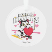 Moderne Schattigee Valentijn Ornamenten voor Vrien (achterkant)