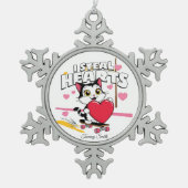 Moderne Schattigee Valentijn Ornamenten voor Vrien (Voorkant)