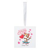 Moderne Schattigee Valentijn Ornamenten voor Vrien (Rechts)