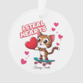 Moderne Schattigee Valentijn Ornamenten voor Vrien (voorkant)