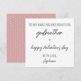 Moderne Schattigee Valentijnsdag Kaart voor Godmot