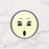 Moderne Schattigee veelkleurige blije gezichten Confetti (Kleine voorkant)