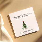 Moderne Schattigee vrolijke kerst Kaart