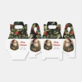 Moderne Schattigee Waterverf Retro Classic Sinterk Bedankdoosjes (Uitgevouwen)