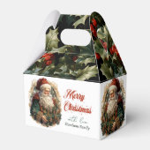 Moderne Schattigee Waterverf Retro Classic Sinterk Bedankdoosjes (Voorkant Zijde)