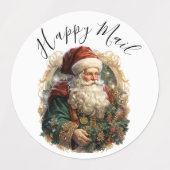 Moderne Schattigee Waterverf Retro Classic Sinterk Labels (Design 2)