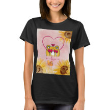 Moderne Schattigee Zonnebloem Romance, Kikkers in