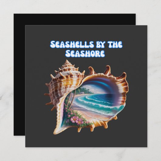 moderne schelpenhandel (Voorkant / Achterkant)