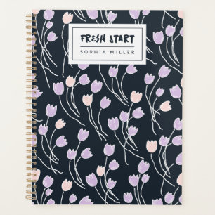 Moderne schetsboek tuin Persoonlijke Middernacht T Planner