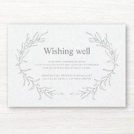 Moderne schetsen schetsen - Modern Wishing Good Informatiekaartje