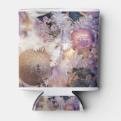 Moderne schilderende kerstbomen Paarse decoraties Blikjeskoeler (Voorkant)