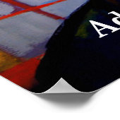 Moderne schilderij van koningin Elizabeth II, Poster (Hoek)