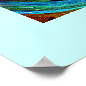 Moderne schilderijen binnen poster (Hoek)