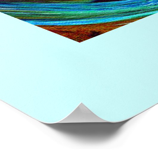 Moderne schilderijen binnen poster (Hoek)