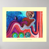 Moderne schilderijen binnen poster (Voorkant)