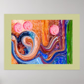 Moderne schilderijen binnen poster (Voorkant)