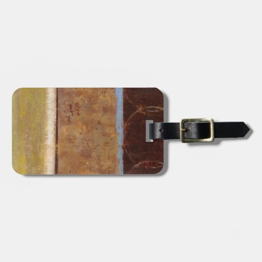 Moderne schilderijen op aarde door Norman Wyatt Bagagelabel (Voorkant horizontaal)