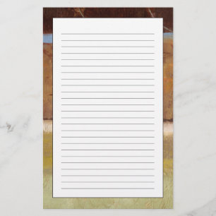 Moderne schilderijen op aarde door Norman Wyatt Briefpapier