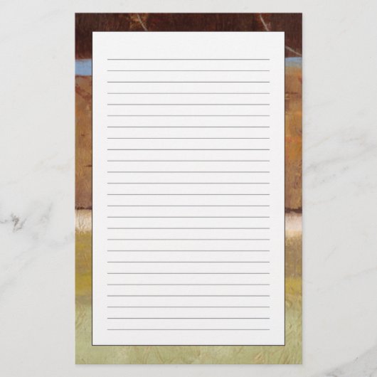 Moderne schilderijen op aarde door Norman Wyatt Briefpapier (Voorkant)