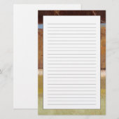 Moderne schilderijen op aarde door Norman Wyatt Briefpapier (Voorkant / Achterkant)