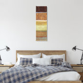 Moderne schilderijen op aarde door Norman Wyatt Canvas Afdruk (Insitu (Slaapkamer))