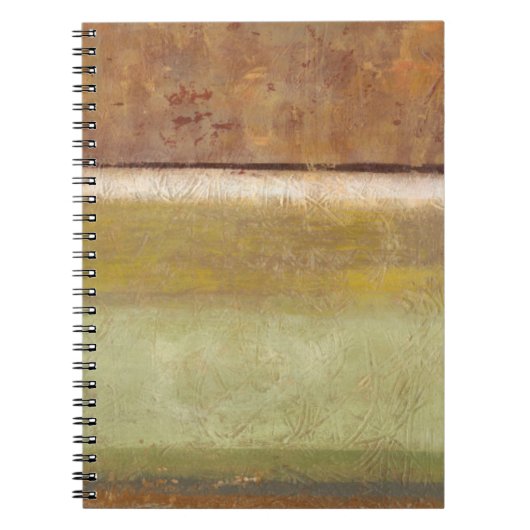 Moderne schilderijen op aarde door Norman Wyatt Notitieboek (Voorkant)