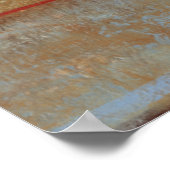 Moderne schilderijen op aarde door Norman Wyatt Poster (Hoek)