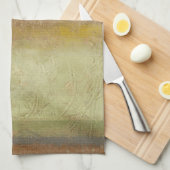 Moderne schilderijen op aarde door Norman Wyatt Theedoek (Quarter Fold)