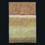 Moderne schilderijen op aarde door Norman Wyatt Theedoek<br><div class="desc">Gezonde aardtonen doordringen dit moderne schilderij van Norman Wyatt. De kleuren van het stuk mengen wonderlijk samen,  en zouden er geweldig uitzien in elke kamer van je huis. Het zou ook een geweldig cadeau zijn!</div>