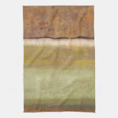 Moderne schilderijen op aarde door Norman Wyatt Theedoek (Verticaal)