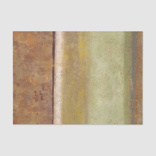 Moderne schilderijen op aarde door Norman Wyatt Tissuepapier (Voorkant)