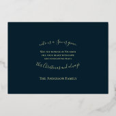 Moderne schilderkunst kerststal folie feestdagenkaart (Achterkant)