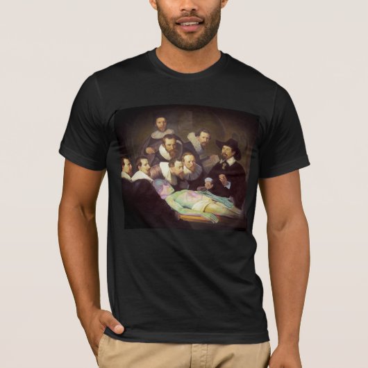 Moderne schilderkunst naar Rembrandt Anatomie Les  T-shirt (Voorkant)