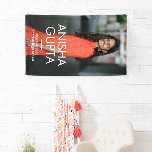 Moderne SCHolar EDITABLE Afstuderen Banner (Insitu)